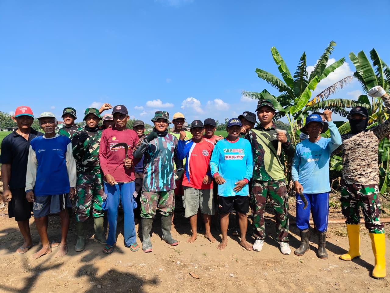 TNI AU ikut andil dan sukseskan TMMD