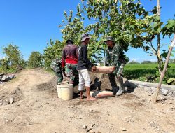 Kekompakan TNI-Warga Terjalin Erat di Desa Puro