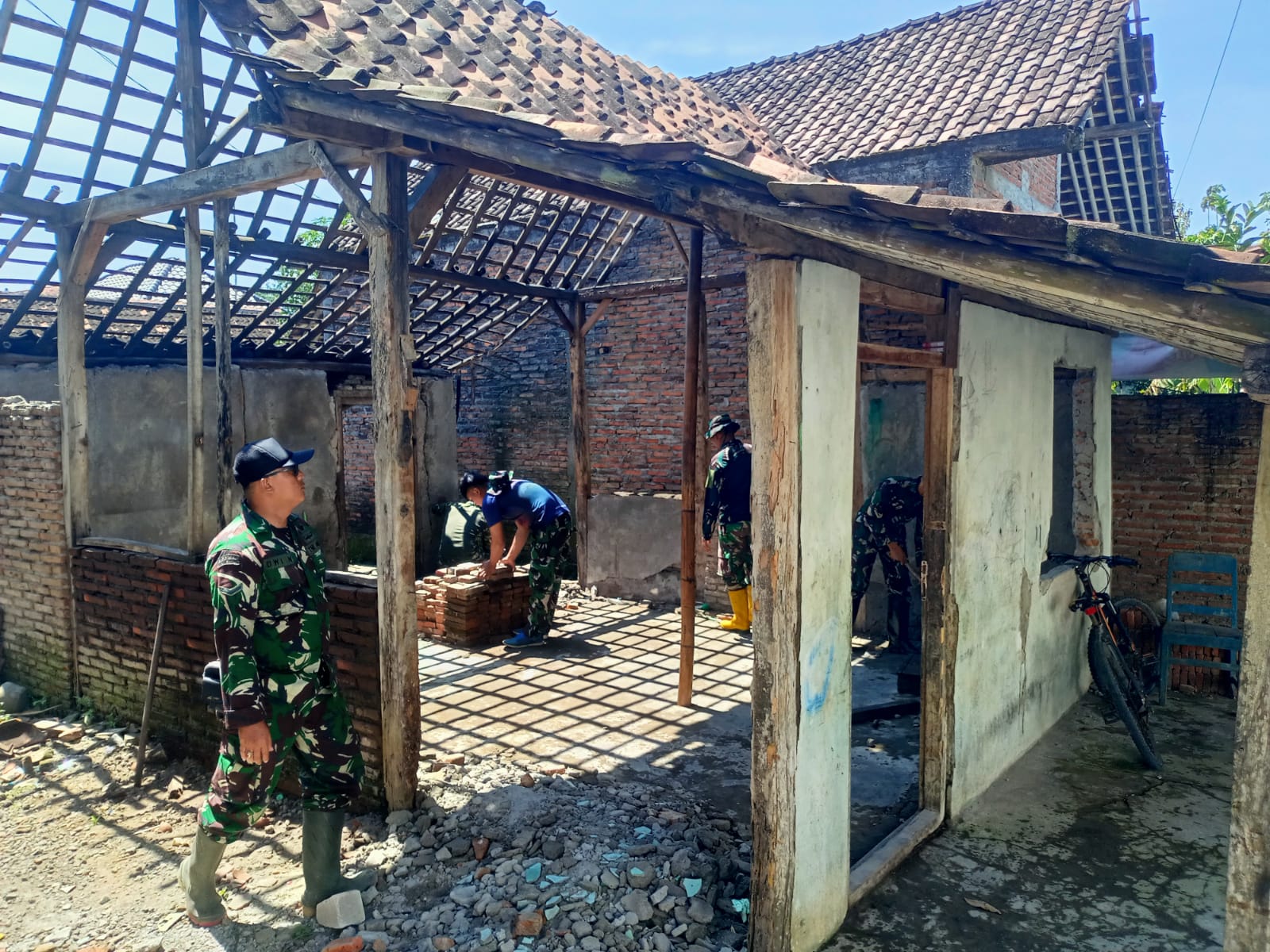 Lega, Doa Pak Triyanto dijawab oleh Satgas TMMD