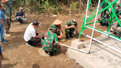 Di Sumur Bor ini Kiat Komandan Korem 074/Warastratama