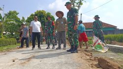 Tinjau TMMD Reguler ke-128 di Sragen, Danrem 074/Warastratama Wujud Nyata Kemanunggalan TNI Rakyat Membangun Desa