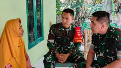 Haru dan Bahagia Ibu Sri Sambut Kedatangan Danrem dan Dansatgas TMMD