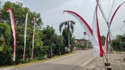 Umbul-Umbul Merah Putih Warnai Desa Puro, Semangat Kebangsaan Hidup Bersama TMMD