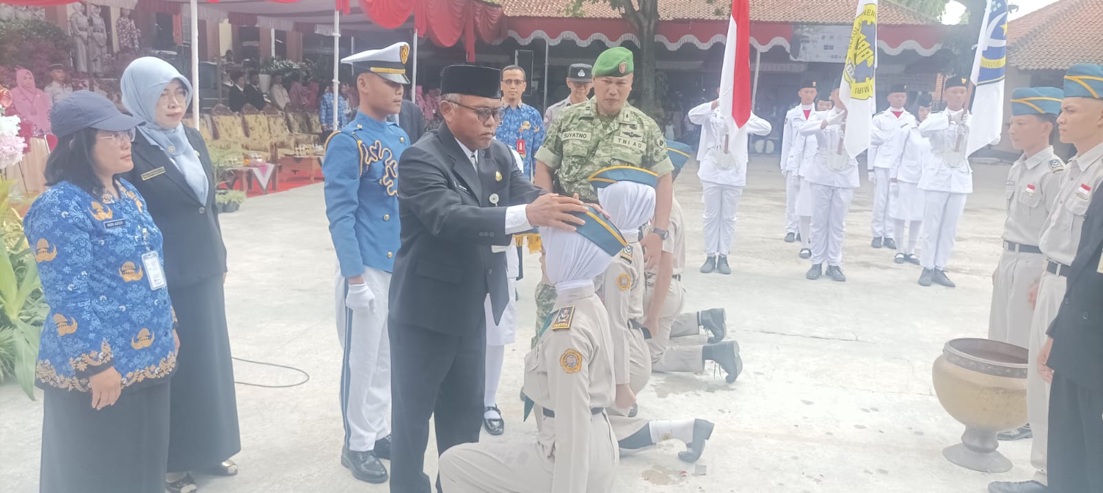 Tanamkan Kedisiplinan dan Jiwa Patriotisme, Batuud Hadiri Pelantikan Ketarunaan