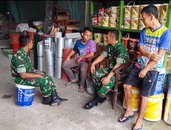 Perkokoh Kemanunggalan, Babinsa: “Kami Takut Jika Kebersamaan dan Silaturahmi dengan Warga Sampai Terputus”