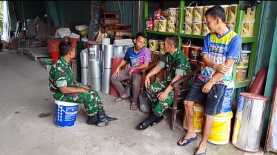 Perkokoh Kemanunggalan, Babinsa: “Kami Takut Jika Kebersamaan dan Silaturahmi dengan Warga Sampai Terputus”