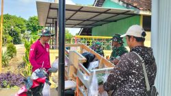 Pedagang Sayur Keliling Ikut Rasakan Berkah TMMD Reguler ke-128 Kodim Sragen