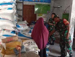 Cegah Penyelewengan, Babinsa Investigasi dan Cek Ketersediaan Pupuk Bersubsidi