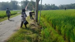 Ibu Warga Jadi Teladan, Rawat Pohon Hasil Penanaman Satgas TMMD Reg 128 Kodim 0725/Sragen