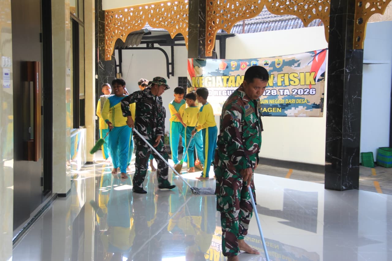 Takmir Masjid Juanda Kaget jadi Terget Giat Non Fisik TMMD.