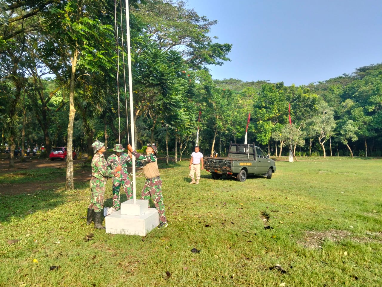 Persiapan Penutupan TMMD Reguler ke-128 Kodim Sragen Capai Tahap Final, Semangat Kebersamaan Menggema di Lapangan Harmoni