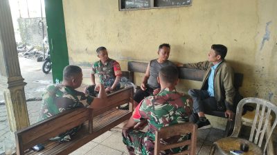 Deteksi Dini, Babinsa Komunikasi dan Koordinasi Bersama Warga