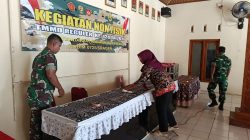 Satgas TMMD Reg 128 Kodim Sragen dan Penjaga Balai Desa Siapkan Sarana Penyuluhan Hukum Kejari Sragen