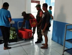 Dukung Program Nasional, Babinsa Cek Dapur Makan Bergizi Gratis Guna Pastikan Higienitas Makanan