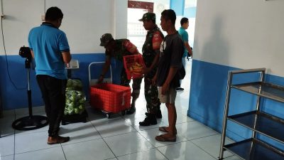 Dukung Program Nasional, Babinsa Cek Dapur Makan Bergizi Gratis Guna Pastikan Higienitas Makanan