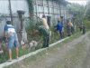 Upaya Menjaga Kebersihan Lingkungan, Danramil Pimpin Langsung Kerja Bakti