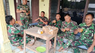 Jaga Stamina, Satgas TMMD Peroleh Dukungan Suplemen