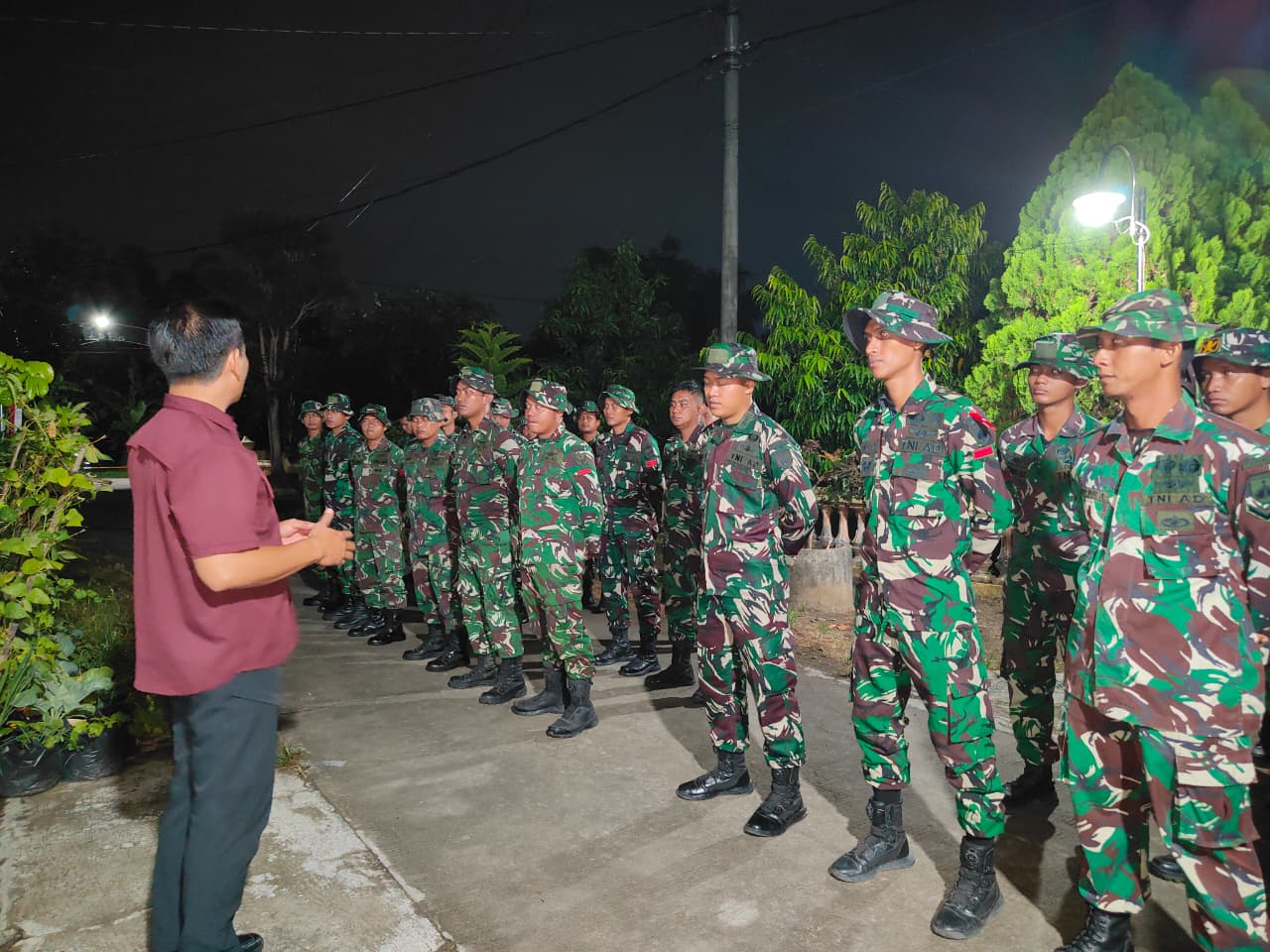 Satgas TMMD dikumpulkan malam malam, ini pesan pasi Intel
