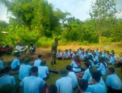 Babinsa Berikan Pembinaan PPBN KepADA Siswa SMK