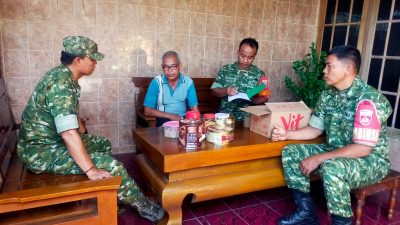 Deteksi Dini dan Cegah Dini, Babinsa Gandeng Ketua RT Simbol Serap Aspirasi Warga