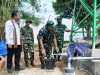 Sukseskan TMMD Reguler ke-128, Kasdam IV/Diponegoro Tinjau Sasaran Fisik Cor Jalan dan Pembangunan Sumur Bor di Sragen