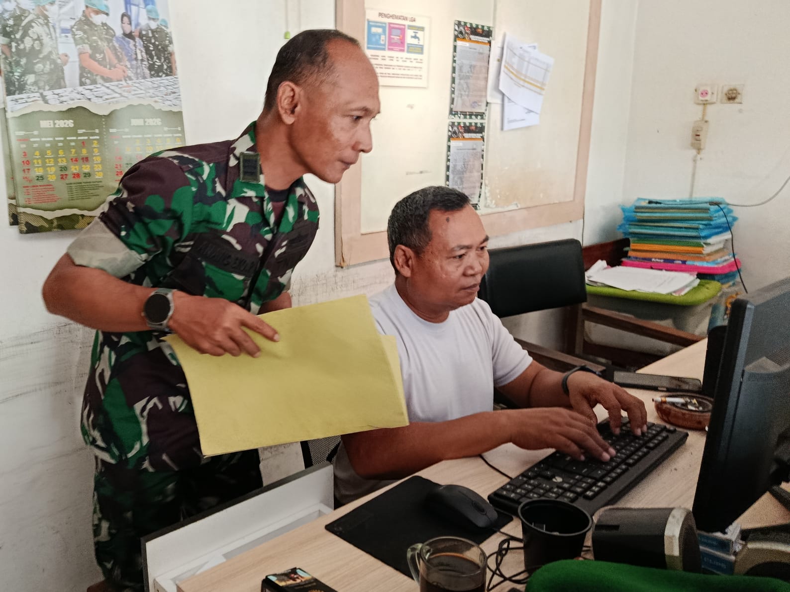 Kawal Kesuksesan TMMD Reguler ke-128 Kodim Sragen, Pasiter Pastikan Seluruh Sasaran Rampung Tepat Waktu