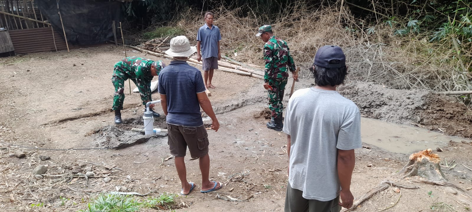 Pekerjaan Sumur Bor Dikebut, Air Bersih Segera Mengalir ke Rumah Warga