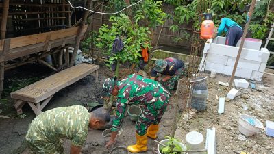 Jamban Sehat TMMD Reg-128 Kodim Sragen Ciptakan Keluarga Mandiri dan Sehat