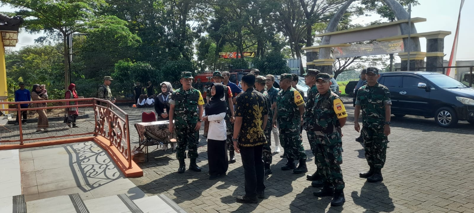 Letkol Inf Dindin Rohidin, S.IP Dansatgas TMMD Dampingi Tim Wasev Tinjau TMMD Reg 128 Kodim 0725/Sragen