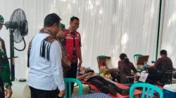 Kasdam IV/Diponegoro Tinjau Donor Darah dan Pengobatan Gratis di Penutupan TMMD Reguler Ke-128 Kodim 0725/Sragen