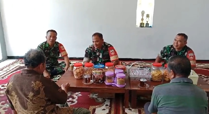 ‎Perkuat Sinergitas, Tokoh Masyarakat Karangmalang Titipkan Harapan Besar Kepada Serma Sumartana