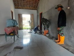 Dari Tanah ke Keramik, RTLH TMMD Reg 128 Kodim 0725/Sragen Ubah Rumah Warga Jadi Lebih Nyaman