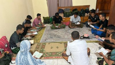 Di Balik Gelap Malam Desa Puro, Satgas TMMD Kodim Sragen Menyalakan Cahaya Kemanunggalan