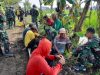 Canda Tawa Satgas TMMD Reguler ke-128 Warnai Suasana di Lokasi TMMD