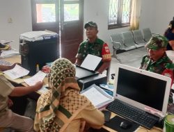 Perkuat Sinergi, Babinsa Turun Tangan Validasi Data Teritorial di Kantor Desa