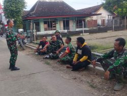Hangatnya Kebersamaan Pasiter Kodim 0725/Sragen Tinjau Progres TMMD Reg ke-128 di Desa Puro