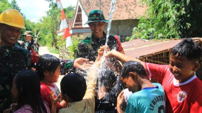 Air Mengalir, Tawa Menggema, Kebahagiaan Anak Gadungsari Bersama TMMD