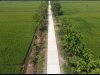 Jalan Sawah “Bak Arena Balap”, Hadiah TMMD ke – 128 Kodim Sragen untuk warga