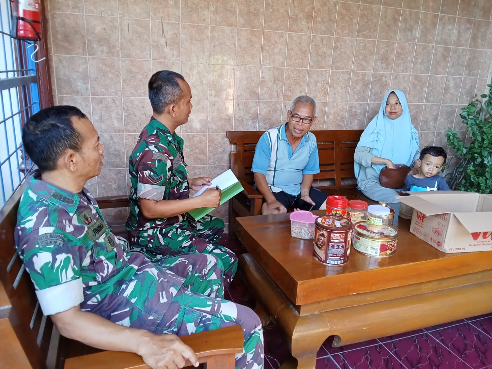 Lewat Ketua RT, Babinsa Gali Informasi Terupdate Kondisi Wilayah