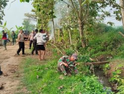 Kabut Asap Tebal menyelimuti Lokasi TMMD Reg ke-128 Kodim 0725/Sragen