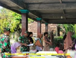 Di Posyandu, Babinsa Titip Pesan Penting Bersama Kader Kesehatan