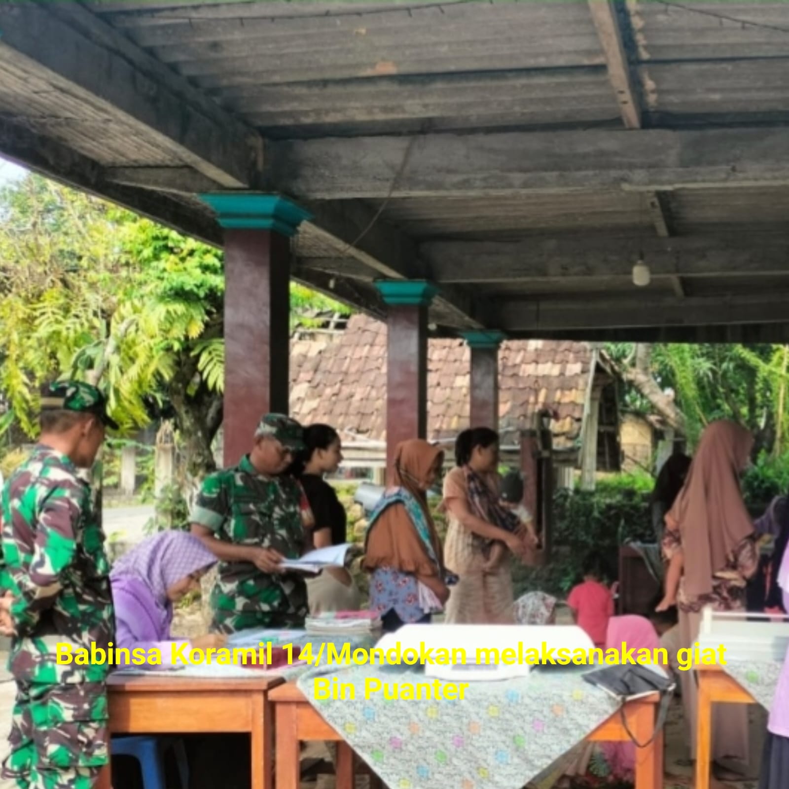 Di Posyandu, Babinsa Titip Pesan Penting Bersama Kader Kesehatan