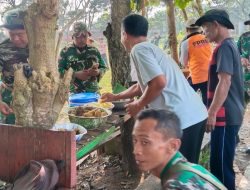 Mak Yem Tersenyum, Dagangan Laris Diborong Satgas TMMD