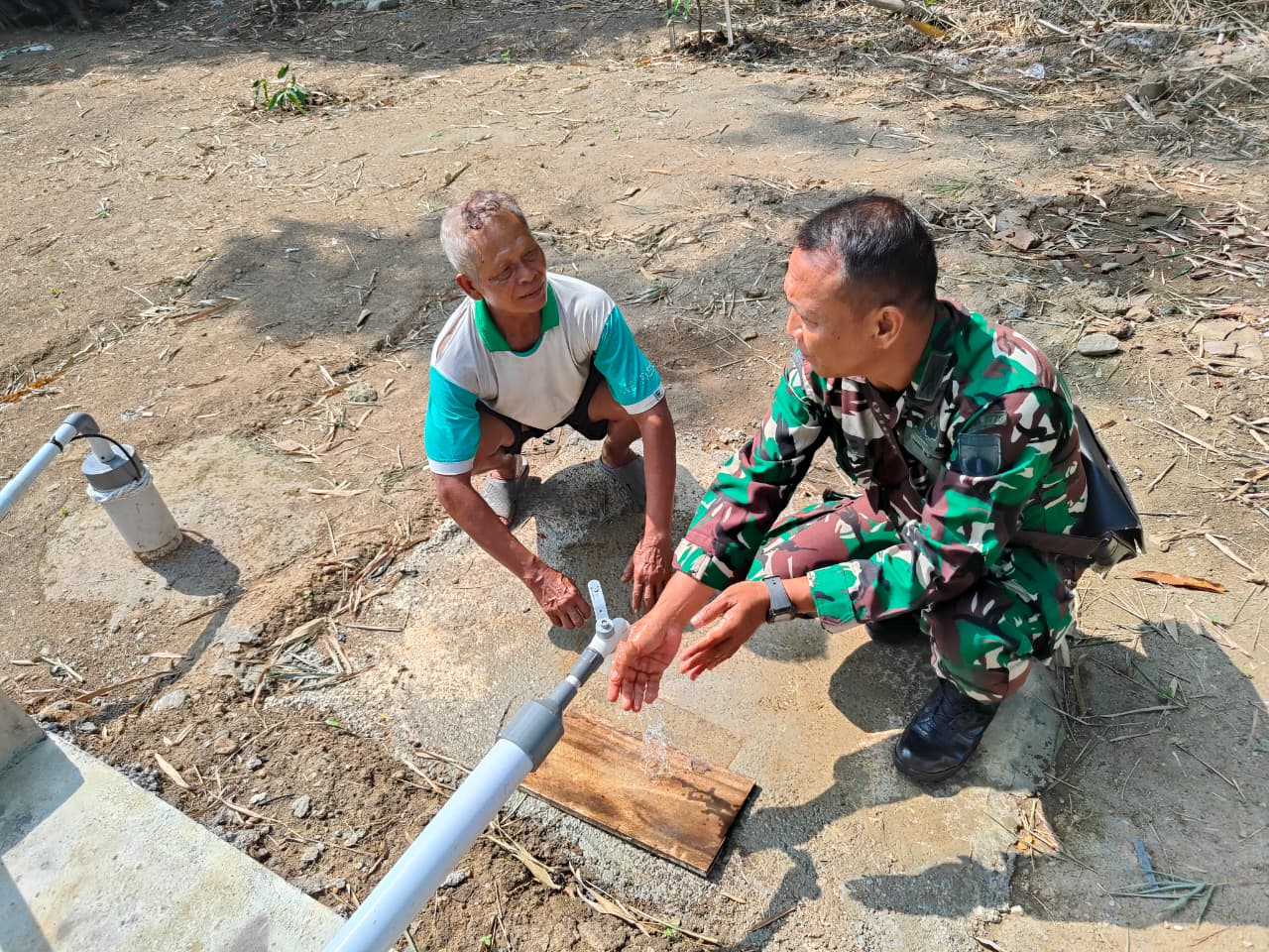 Jelang Peresmian, Sumur Bor TMMD di Pelemgadung Dipastikan Siap Layani Warga