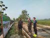 Kepala Staff Kodim Sragen jajal jalan baru hasil TMMD