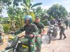 Danrem 074/Warastratama Tinjau Sasaran Fisik TMMD Reguler ke-128 Kodim Sragen dengan Motor Listrik