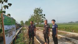 Kepala Staff Kodim Sragen jajal jalan baru hasil TMMD