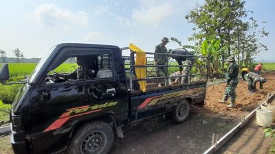 Kemampuan Mengemudi Praka Dian Jadi Faktor Pendukung Kelancaran TMMD Reg 128
