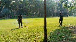 DLH Kab. Sragen Bersinergi dengan Satgas TMMD Reguler ke-128 Kodim 0725/Sragen