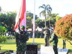 Upacara Bendera 17-an Jadi Momentum Tingkatkan Disiplin dan Jiwa Patriotisme Prajurit Kodim